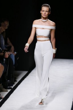 PFW: grids and lines at Balmain