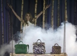 British model Cara Delevingne launches the Mulberry Cara Delevinge Collection. ©AFP PHOTO / JUSTIN TALLIS