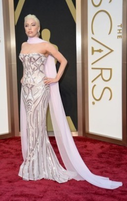 Singer Lady Gaga, pictured at the 2014 Oscars, will perform at the 2015 ceremony. ©AFP PHOTO / Robyn BECK