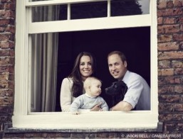 William, Kate release new photo with baby Prince George