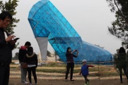 Sole search: Taiwan’s giant ‘shoe church’ gains foothold