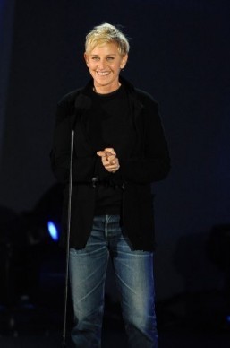 A few weeks ahead of hosting the 86th Oscars ceremony, Ellen DeGeneres has been named America's favorite TV personality. ©AFP PHOTO / ROBYN BECK