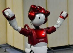 Japan’s Hitachi unveils joking robot