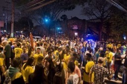 World Cup’s winners, losers converge in hip streets
