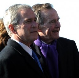 George W. Bush writes bio of his US president dad