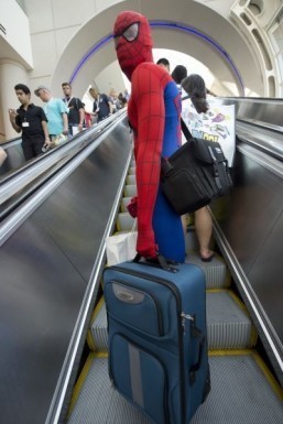 Photo of the day: Spider-Man – ordinary commuter?