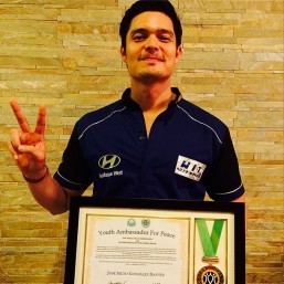 Dingdong Dantes hailed International Youth Ambassador for Peace