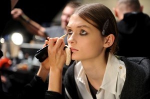New York Fashion Week beauty: Victory rolls and red eyeshadow