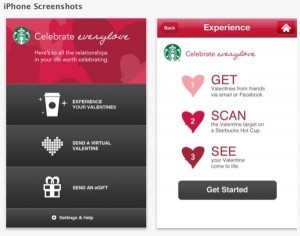 Starbucks launches augmented reality Valentine’s Day app