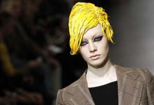 Paris Fashion Week beauty highlights: Color-block hair