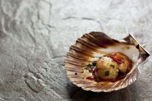 Award-winning Peruvian chef recipe for scallops with lime butter
