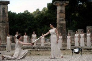 Olympics: Olympic flame lit for London Game