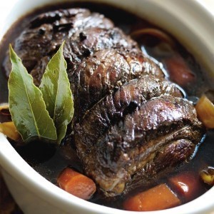 Dinner of champions: Beef in Newcastle brown ale and pan haggerty