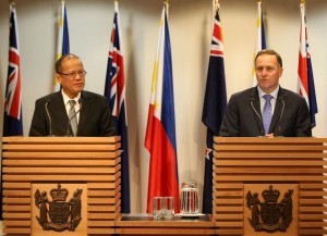 Aquino wants to achieve a balanced trade between the Philippines and New Zealand and foster better people-to-people interaction