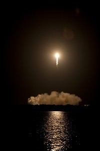 SpaceX craft on way to ISS in first supply run