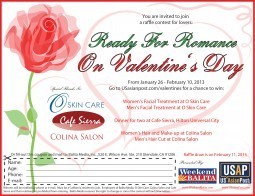 Ready for Romance: Valentine’s Day 2013 Raffle Contest
