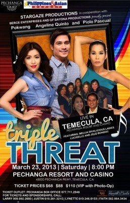 Triple Threat 2013 US Tour comes to Pechanga Resort & Casino