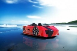 The Mercier-Jones Supercraft A cross beteewn a supercar and a hovercraft, it goes on sale in May. © Mercier-Jones Hovercraft