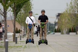 Toyota’s two-wheel ‘mobility robot’ finally takes to the streets