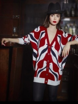 Lily Collins named as face of Chanel-owned knitwear label Barrie