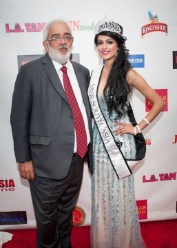 Bollywood director Rahul Rawail with newly crowned Miss South Asia 2014_Reena Rai (Photo by Teofie S. Decierdo at VTM Photography)