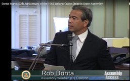 Bonta commemorates the 50th anniversary of the Delano Grape Strike