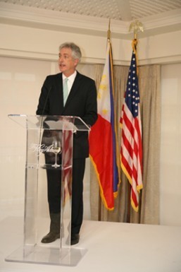 Deputy Secretary of State William Burns deliver his remarks during the Independence Day Reception at the Hay Adams Hotel in Washington, D.C. (Philippine Embassy Photo by Elmer G. Cato)