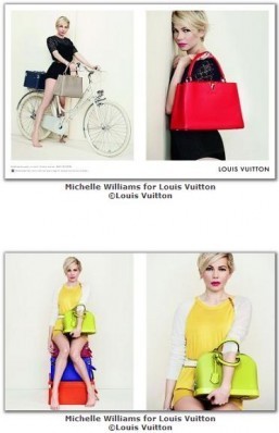 Michelle Williams returns in new Louis Vuitton campaign