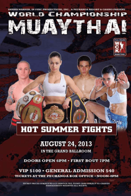MUAY THAI KICKBOXING SET TO STRIKE FAN EXCITEMENT AT PECHANGA RESORT & CASINO THIS SUMMER