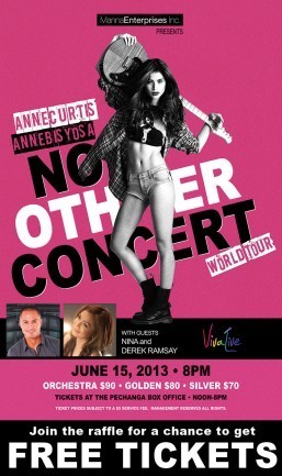 Get free tickets to see Anne Curtis: No Other Concert at the Pechanga Theater
