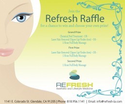 Refresh: Aesthetic & Lifestyle Medicine Raffle Contest