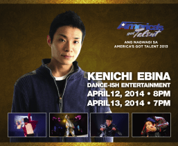 “America’s Got Talent” 2013 Winner Kenichi Ebina Performing Live At Pechanga This April