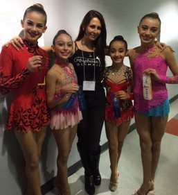 YMCA of Glendale Girls Gymnastics Team sweeps 2015 San Diego Rhythm Invitational, bringing home 35 awards
