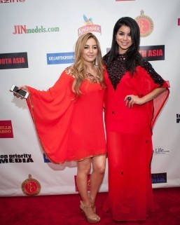 Yasma Bahar Mrs South Asia 2014 with Miss USA 2010 Rima Fakih (Photo by Teofie S. Decierdo at VTM Photography)