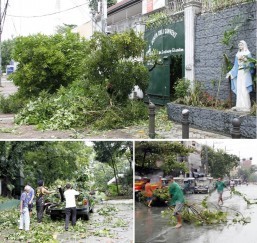 Typhoon Glenda leaves, kills at least 13