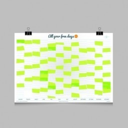 The calendar that ignores office days to help you make the most of 2014