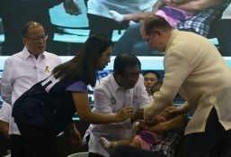Aquino emphasizes gov’t role in preventive medicine