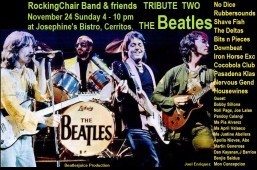 Bands to play at Tribute Two The Beatles at Josephine’s in Cerritos November 24