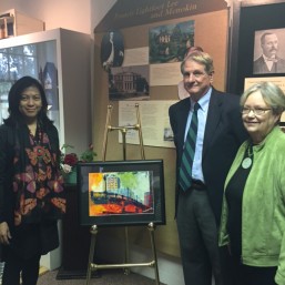 Jones Bridge paintings turned over for Jones Law Centennial Celebration