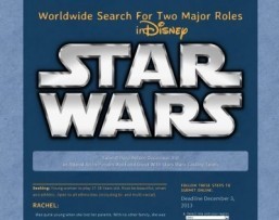 ‘Star Wars 7′: Disney opens two major roles to online auditions