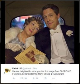 First image of Meryl Streep and Hugh Grant in ‘Florence Foster Jenkins’