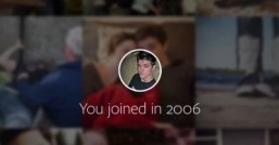 A still from the sample video illustrating Facebook's "A Look Back" concept: a unique video compilation narrating each user's experience since joining the social network. ©Facebook