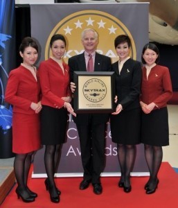 The best flight attendants are from Asia