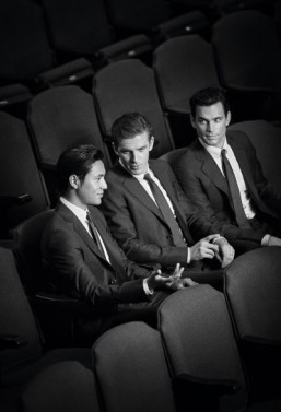 Actors Matt Bomer, Chen Kun and Dan Stevens star in the new Armani campaign