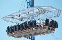 Dinner in the sky over Venice in June