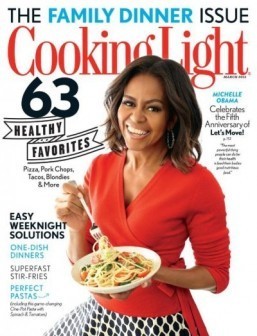 First Lady of food Michelle Obama graces cover of ‘Cooking Light’ magazine