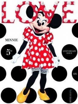 Minnie Mouse covers Love Magazine