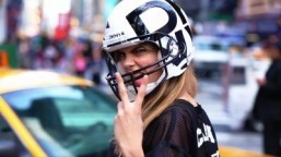 DKNY gets football fever