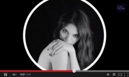 Kendall Jenner dresses in black for Estée Lauder