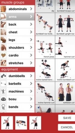 Health/fitness apps: Workout (7 Minute Body Fitness Exercise), Anti Snore